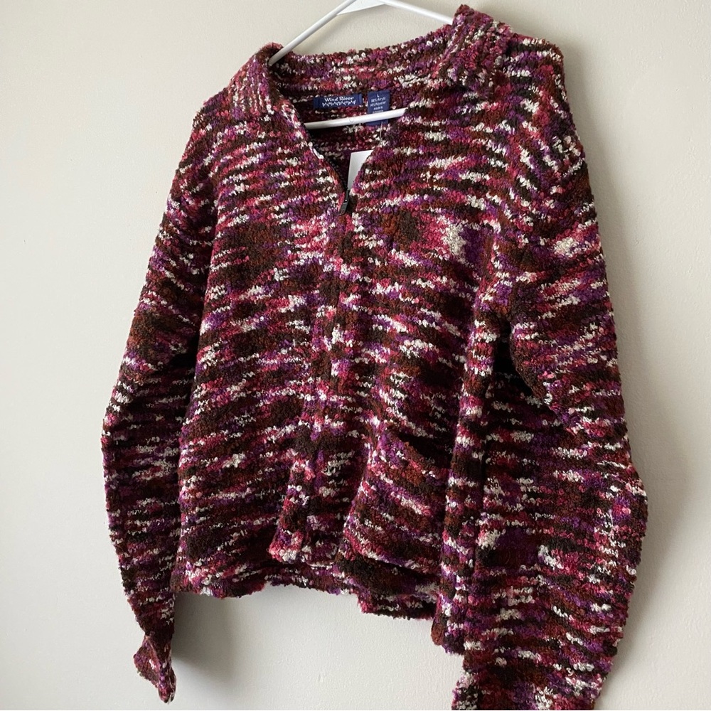 Wind River Confetti Zip-up Sweater Size Large Brand New with Tags